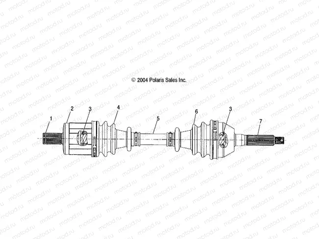 FRONT DRIVE SHAFT - A05JD32AA (4994169416B10) | FRONT DRIVE SHAFT - A05JD32AA (4994169416B10)