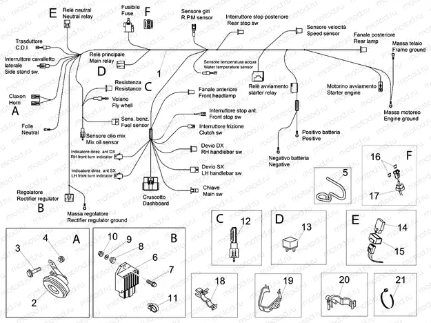 Front electrical system