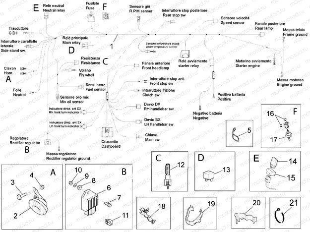 Front electrical system