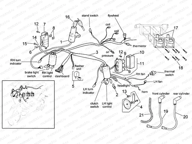 Front electrical system
