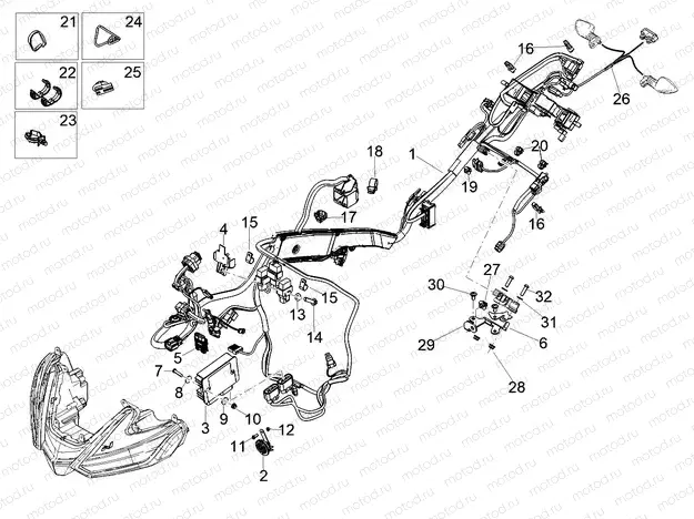 Front electrical system