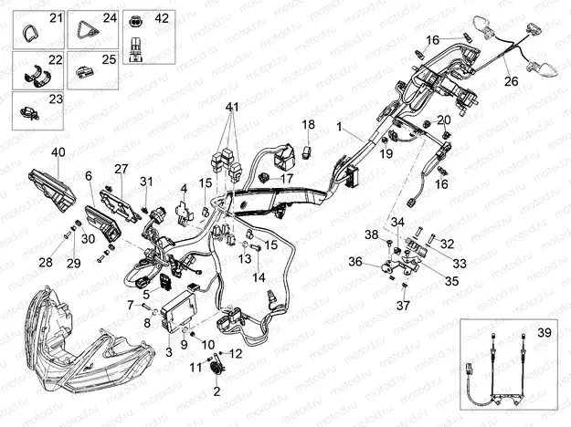 Front electrical system