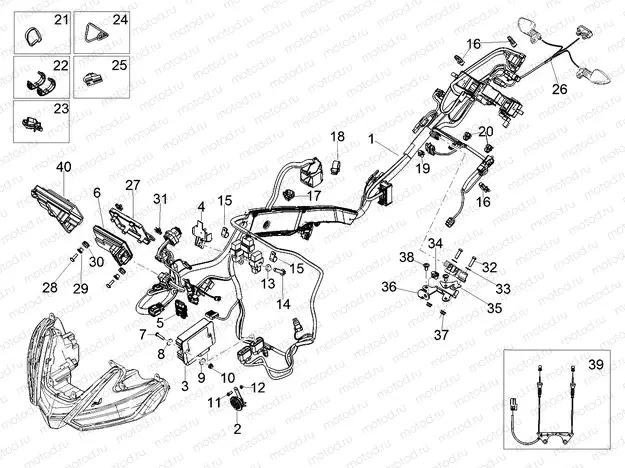Front electrical system