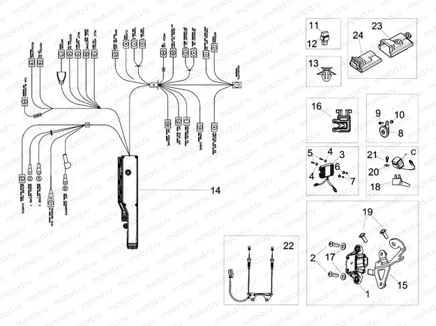 Front electrical system