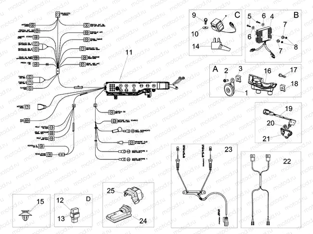 Front electrical system