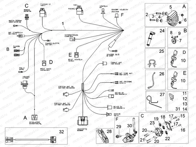 Front electrical system