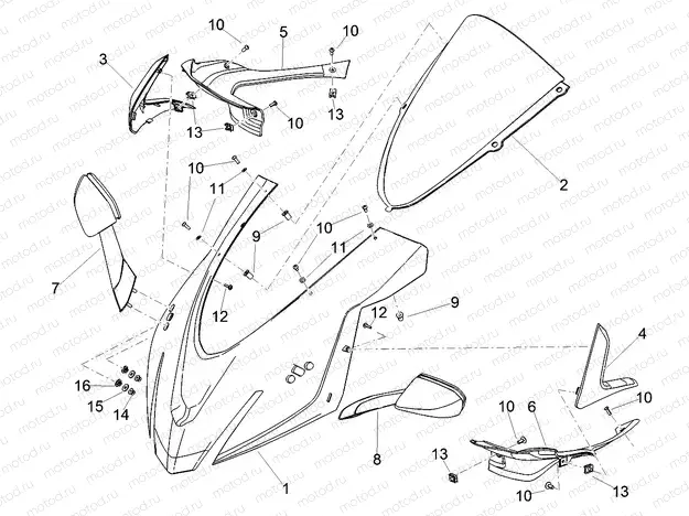 Front fairing