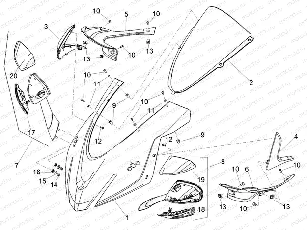 Front fairing