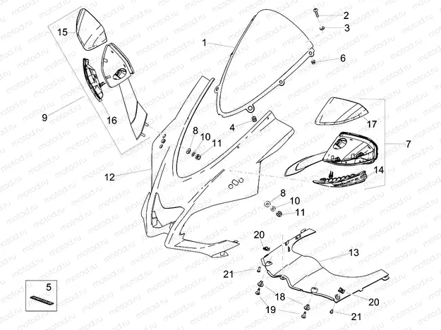Front fairing