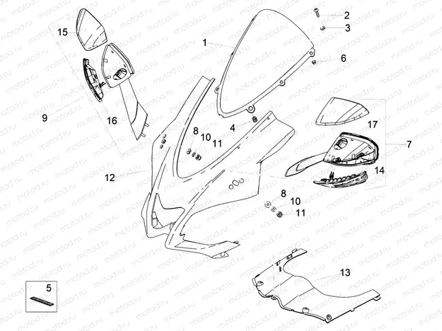 Front fairing