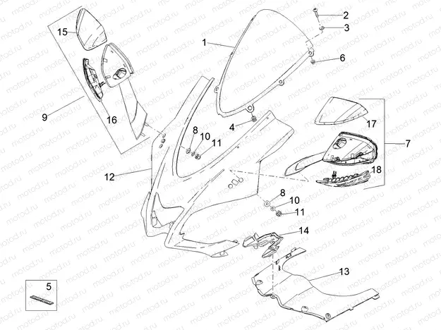 Front fairing