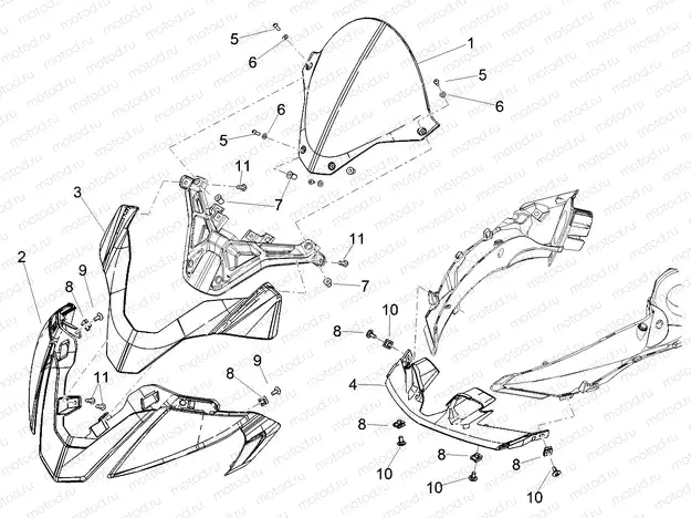 Front fairing
