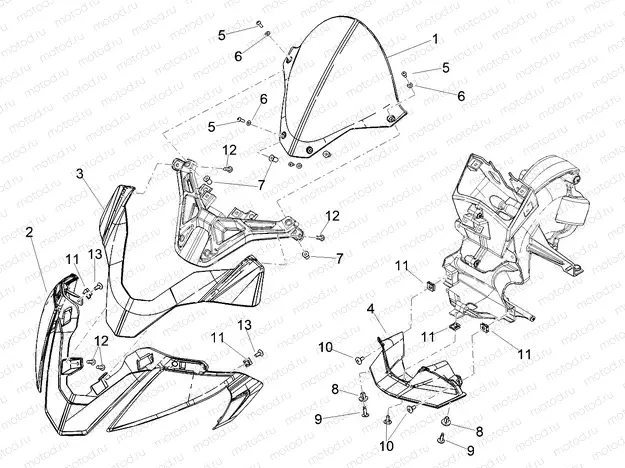 Front fairing