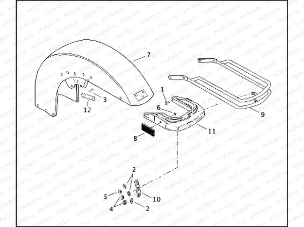 FRONT FENDER, BUMPER ASSEMBLY