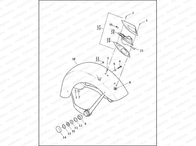 FRONT FENDER - FLSTS/I