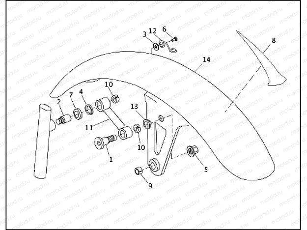 FRONT FENDER - FXSTS/B