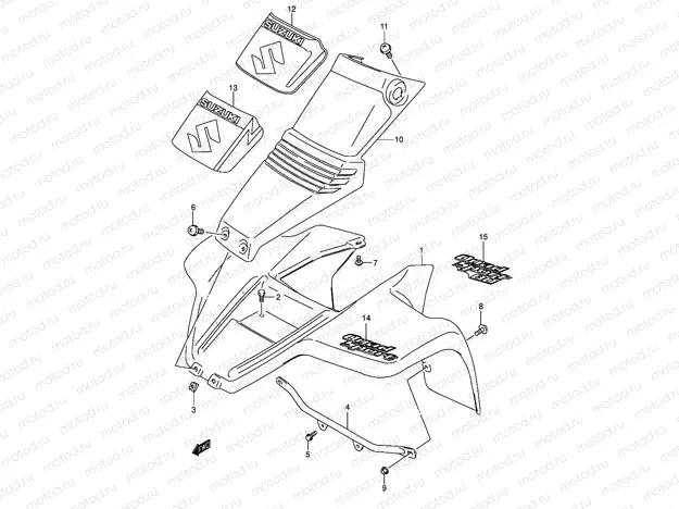FRONT FENDER (MODEL K2/K3/K4)
