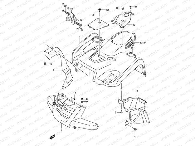 FRONT FENDER (MODEL K5)