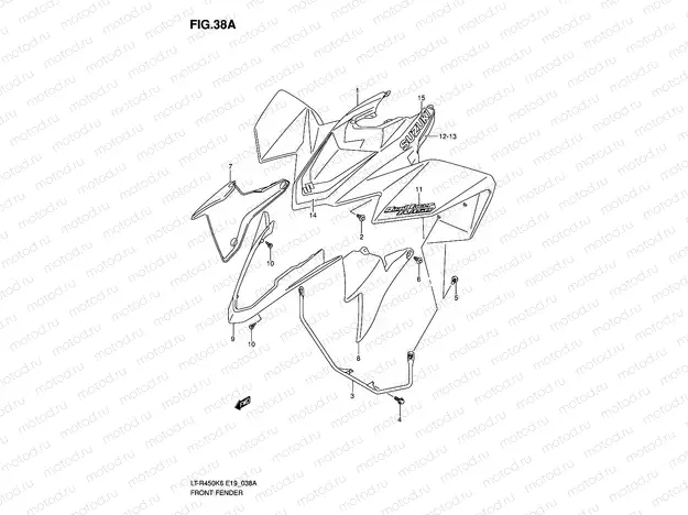 FRONT FENDER (MODEL K7)