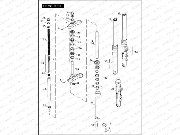 FRONT FORK (1 OF 2)