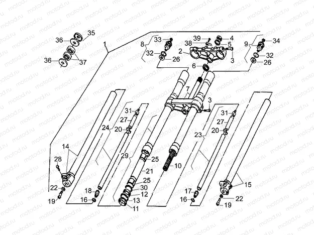 Front fork 1998
