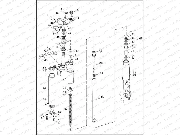 FRONT FORK (2 OF 2)
