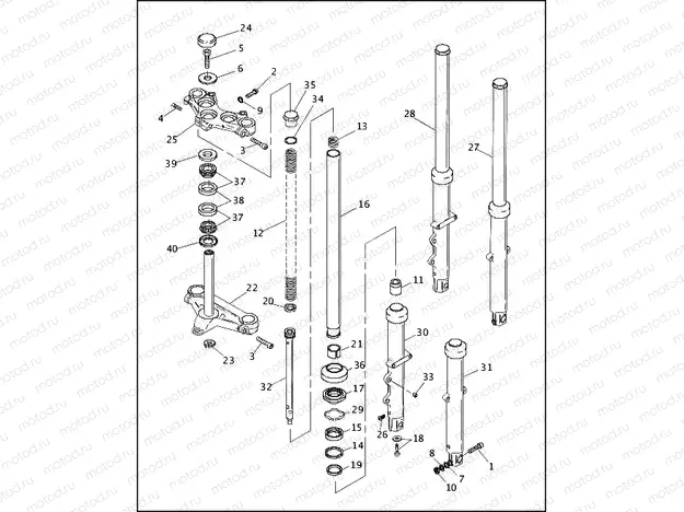 FRONT FORK (2 OF 2)