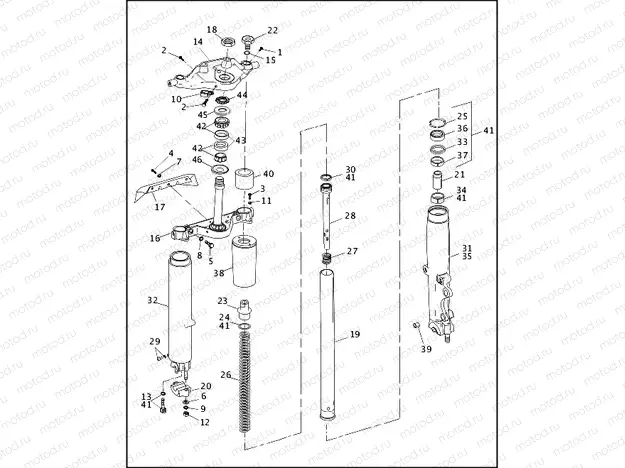 FRONT FORK (2 OF 3)