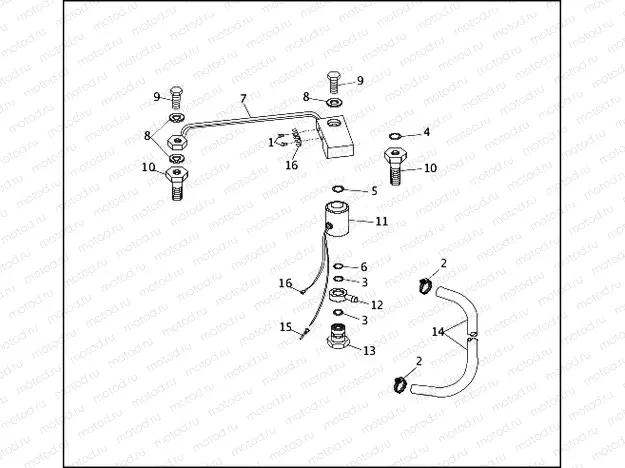 FRONT FORK AIR CONTROL - FLHTP