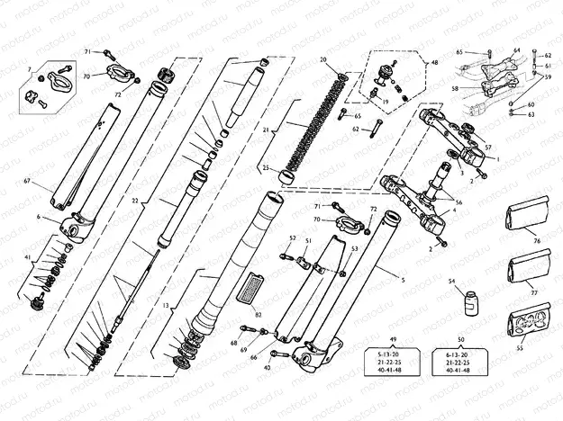 FRONT FORK ASSEMBLY