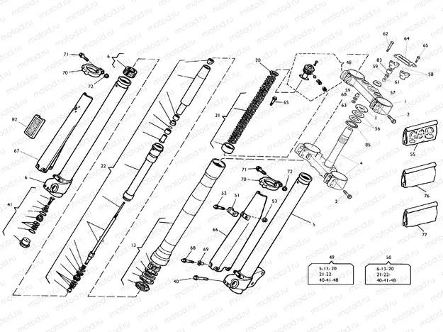 FRONT FORK ASSEMBLY