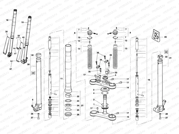 FRONT FORK ASSEMBLY
