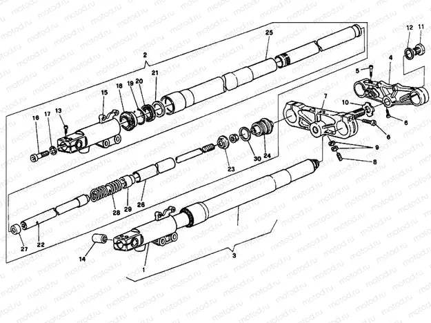 FRONT FORK FM 007706 » FRONT SUSPENSION