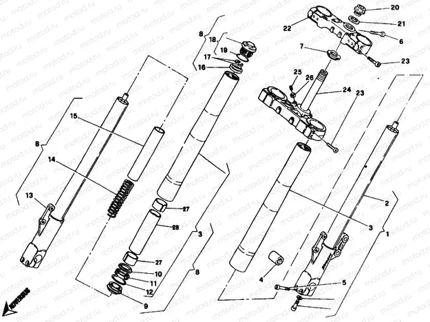 FRONT FORK » FRONT SUSPENSION