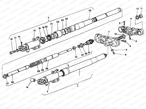 FRONT FORK » FRONT SUSPENSION