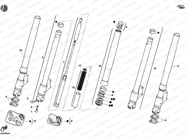FRONT FORK » FRONT SUSPENSION