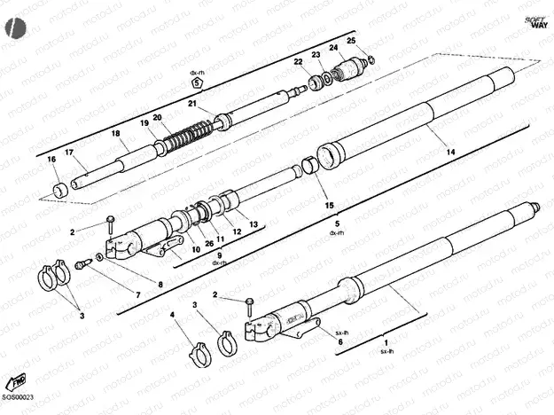 FRONT FORK » FRONT SUSPENSION