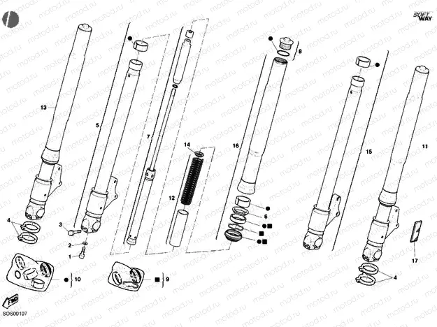 FRONT FORK » FRONT SUSPENSION