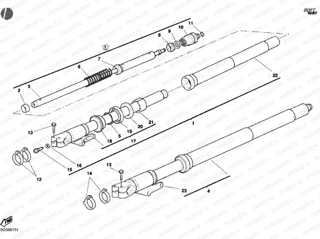 FRONT FORK » FRONT SUSPENSION