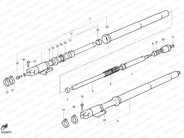 FRONT FORK » FRONT SUSPENSION