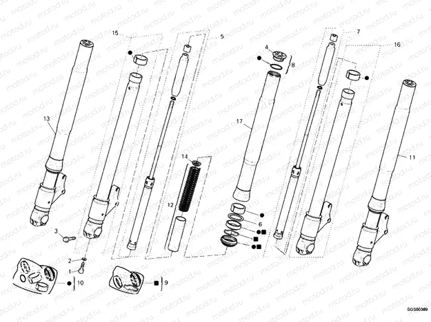 FRONT FORK » FRONT SUSPENSION