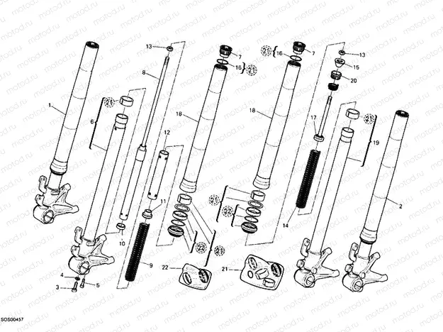 FRONT FORK » FRONT SUSPENSION