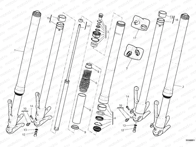 FRONT FORK » FRONT SUSPENSION