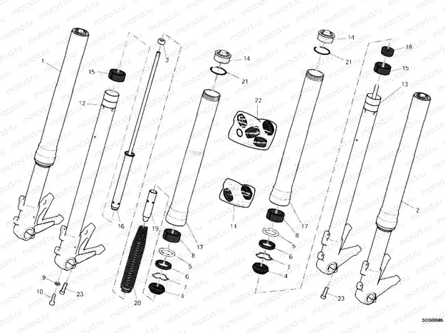 FRONT FORK » FRONT SUSPENSION