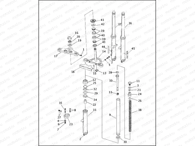 FRONT FORK - FXDWG