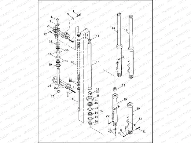 FRONT FORK - FXRP