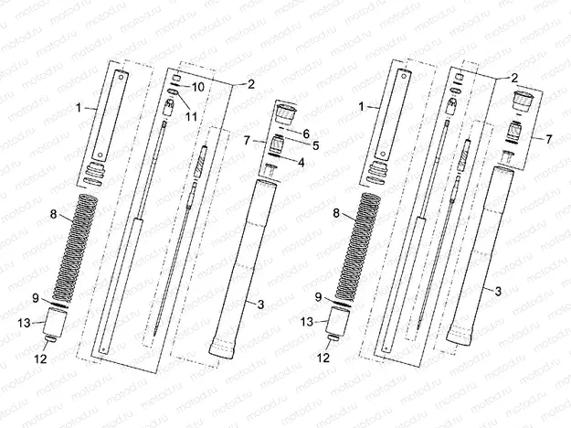 Front fork I