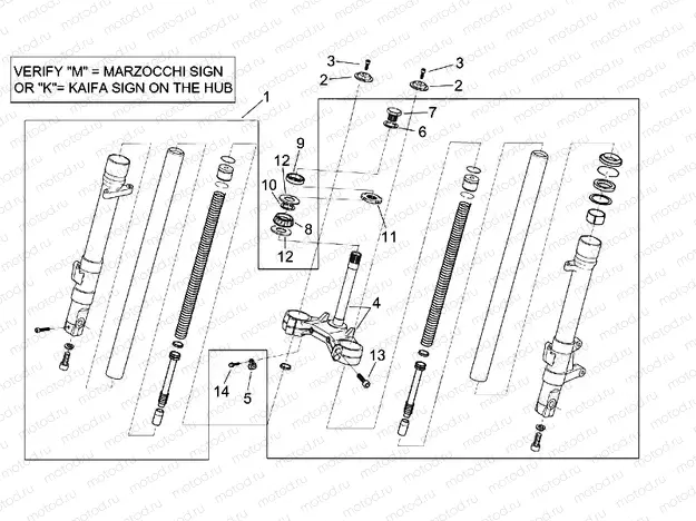 Front fork I