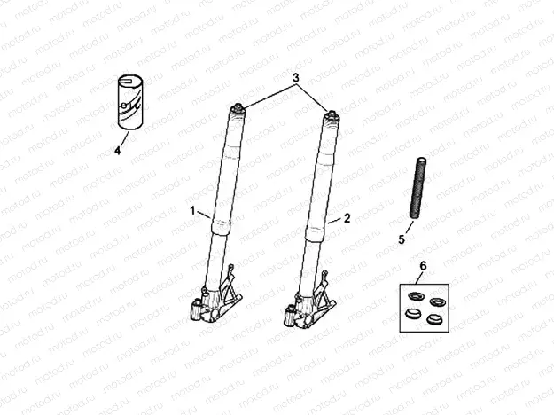 Front fork II