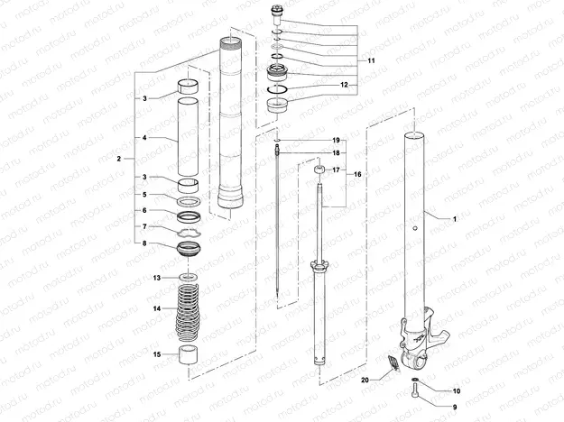 Front Fork Left